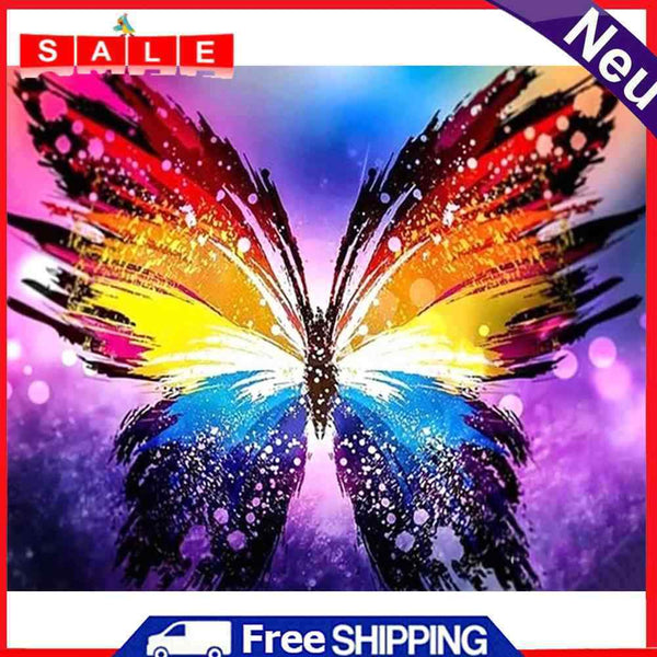 Oil Paint by Numbers Color Kit Butterfly DIY Picture Drawing Wall Craft Gifts