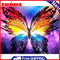 Oil Paint by Numbers Color Kit Butterfly DIY Picture Drawing Wall Craft Gifts