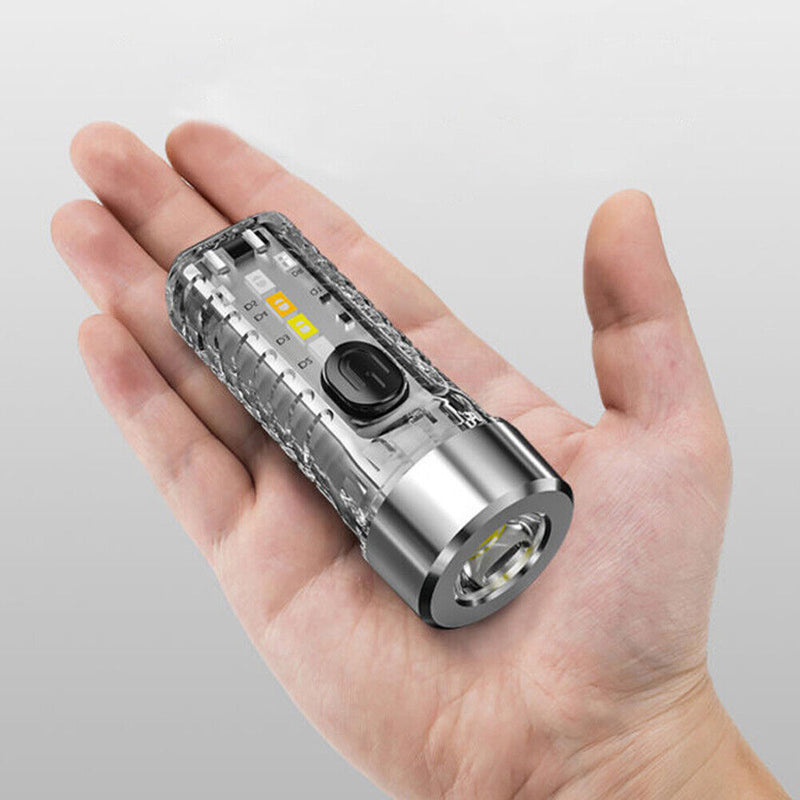 LED SMD Keyring Torches Portable Pocket Torch Adjustable for Camping Accessories