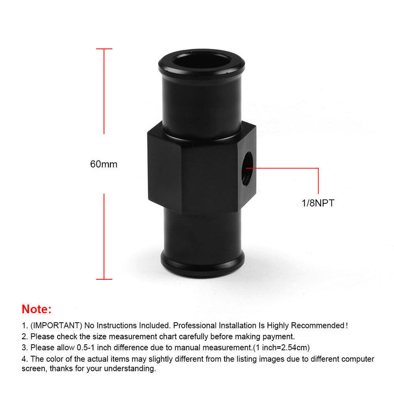 Water Temp Temperature Joint Pipe Sensor Gauge Radiator Hose Adapter Universal