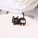 For Student Gifts Cat Brooch Badge Enamel Pin Denim Jackets Lapel Pin