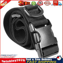 Simple Outdoor Adjustable Utility D-Ring Nylon Belt with Buckle (Black) Newly