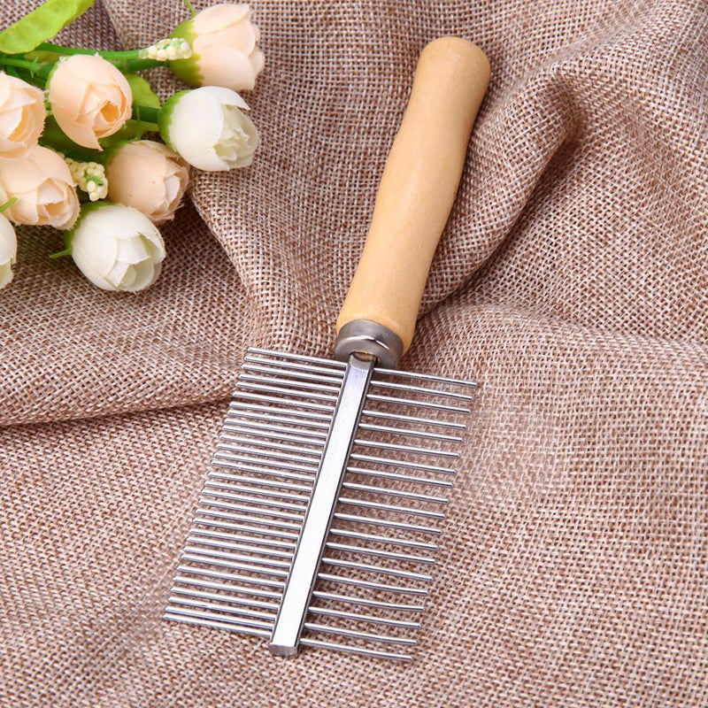 Wooden Handle Pet Comb Dog Cat Combs Hair Rake Comb Pet Grooming Hairbrush Newly