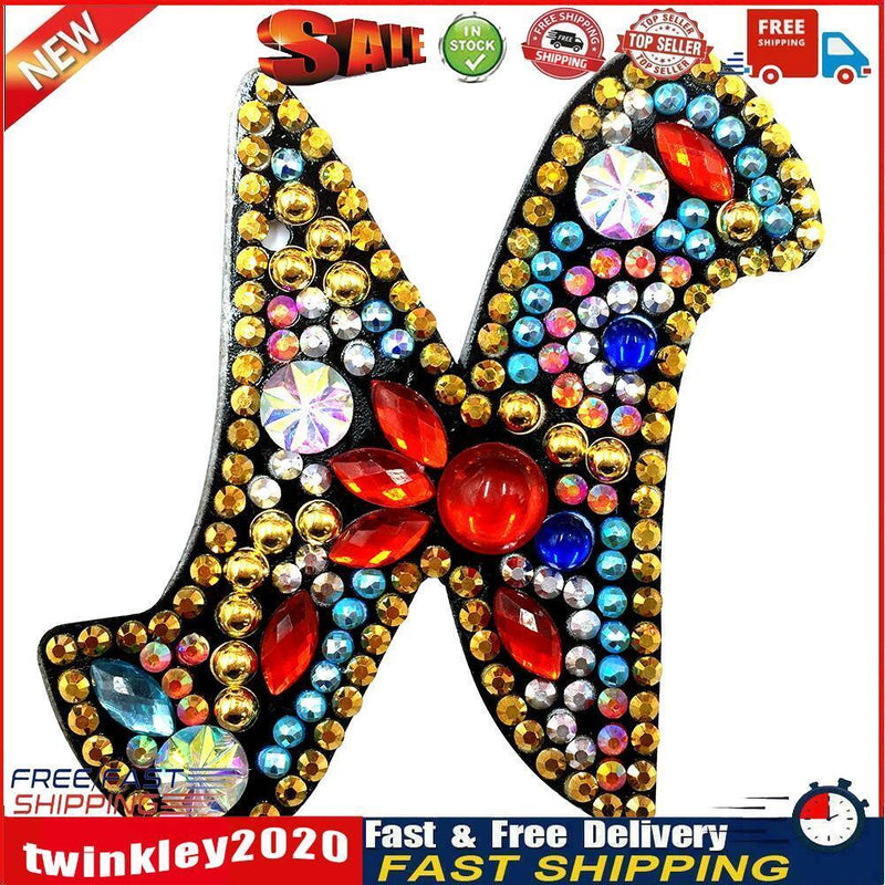 DIY Key Chain Diamond Painting Letters Women Bag Keyring Pendant Gift (N) Newly
