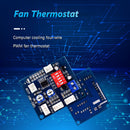HW-585 3 Channel DC 12V PWM Speed Temperature Controller 4 Wire Fan Thermostat