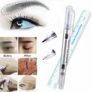 Lip Liner Skin Microblading Tattoo Eyebrow Marker Pen Measuring Measure Ruler
