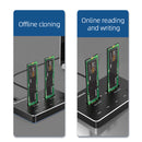 Blueendless DB280S USB 3.1 Dual-Bay SSD Docking M.2 SATA Reader (US Plug)