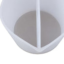 Split Color Mixing Cups Paints Art Tool 2 Channels Pouring Cup White (1) Newly