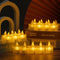 24pcs Candle Wedding Decorative Candles for Weddings Led Light Bedroom Deco