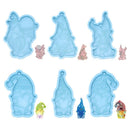 Garden Elves Mold Silicone Moulds Christmas Keychain Molds Jewelry Making Tool
