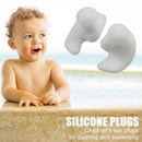 1 Pair Waterproof Soft Earplugs Silicone Portable Ear Plugs Swimming Accessor