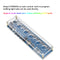 IN14 12V Tube RGB LED Digital Clock Module Circuit Board with Shell (Clear)