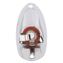 1pc Electric Boat Style Guitar Pickup Output Jack Plate Socket Accessories Newly
