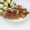 PCS Wedding Favor Romantic Classic Hot Gift Pillow Shape Candy Box Kraft Paper