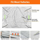 Cover with Night Reflective Strips Front Windscreen Cover Auto Snow Cover