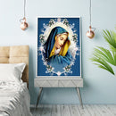 5D DIY Full Round Drill Diamond Paint Goddess Mosaic Rhinestone Drawing Pic