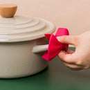 Clip Bowknot Non-Slip Potholders Pot Clips Hot Handle Holder Anti-scald Gloves