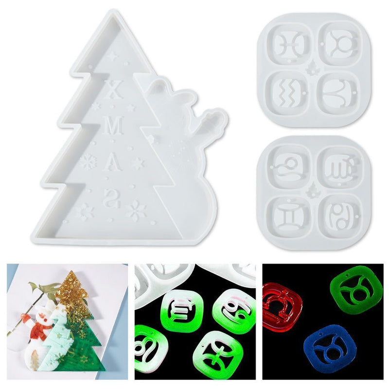 DIY Dropping Tool Silicone Molds Constellation Mold Pendants Mold Crystal Glue