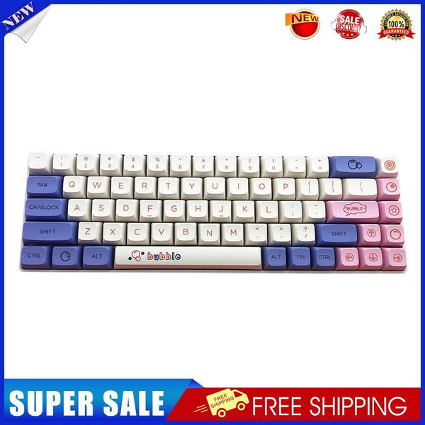 127pcs Mechanical Keyboard Keycap Set XDA Height for MX Switches (Bubble)
