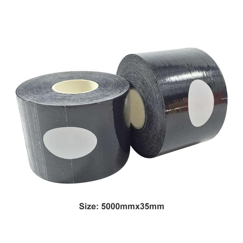 3.8cmx5m Elastic Adhesive Tape Sports Bandage Muscle Support Pads (Black)