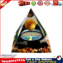 Pyramid Ogan Crystal Energy Tower Nature Reiki Chakra Crushed Stone (B) Newly