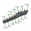 34 Tips Universal Charger Power Supply Adapter Plug Jack Kit For Laptop Notebook
