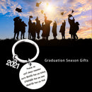 Graduation Gifts Inspirational Keychain Stainless Steel Student Graduation Gift