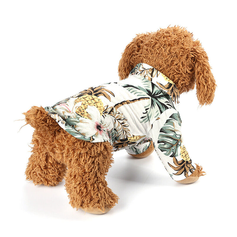Cute Pets Dog Costume Dog Hawaiian Style Dog Puppy Shirt for Pet Supply