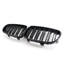 Black Double Slat Kidney Gloss Grill for  E82 Coupe E88 Cabriolet 1 Series