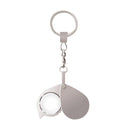 Handheld Mini Magnifying Glass Lens Key Chain Magnifiers 15X Folding Magnifiers
