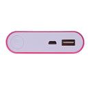 1.5A Digital Display Power Bank Case Shell 18650 Battery Holder Box (Pink)