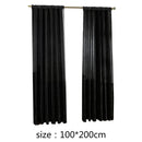 1pc Pure Color Satin Tulle Door Window Curtain Room Half Blackout Drape Cur