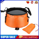 #A Portable Foldable Camping Wash Basin Hiking Washing Bucket Water Container