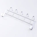Stainless Steel Bathroom Kitchen Organizer Hanger Hooks with 5-Hook