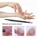 Nail Care Tools Nail File Pen Double-ended Dead Skin Remover Cuticle Pusher