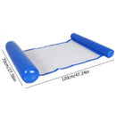 Water Hammock Inflatable Floating Swimming Pool Lounge Chair (Dark Blue) Newly