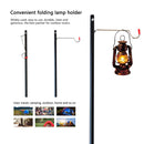 Lantern Post Pole - Hanging Light Stand Holder Hanger for Camping Fishing P