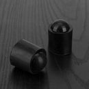 5pcs Billiard Cue Rubber Protective Sleeve Billiard Accessories (Black) Newly