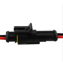 HID Fog Plug Terminal Car SUV Boat Sealed Waterproof Electrical Wire Connector