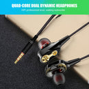Wired Earbuds with Mic - with Deep Bass In-Ear Headset for Sports Running Newly