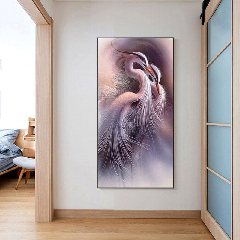 Heron Oil Paint By Numbers Kits DIY Wall Art Picture Craft Home Decoration Gifts