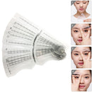 Fashion Shaper DIY Brow Stencils Card Makeup Tool Eyebrow Template Eye Grooming