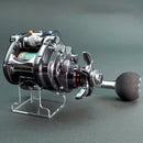 Fishing Baitcasting Reel Display Stand Holder (Water Drop Round Frame) Newly