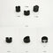 Women Jewelry Gothic Punk Black Stack Plain Above Knuckle Ring Set Band Midi