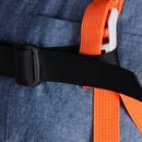 Adjustable Nylon Webbing Sternum Strap Backpack Chest Harness with Whistle Newly
