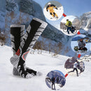 1 Pair Adults Warm Thickened Ski Socks Soft Anti-Cold Long Leg Warmer Stock