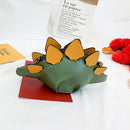 Women Cute Dinosaur Crossbody Bag Female Hit Color Leather Wallet Shoulder Bags
