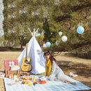 Outdoor Leather Blanket Strap Folding Picnic Mat Waterproof Camp Mattress Newly