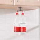 Self Adhesive 6 Hooks 360 Degrees Rotating Kitchenware Cabinet Storage Hooks