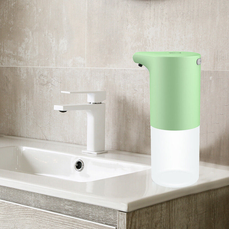 USB Charging Infrared Induction Smart Foaming Liquid Soap Dispenser (Green)